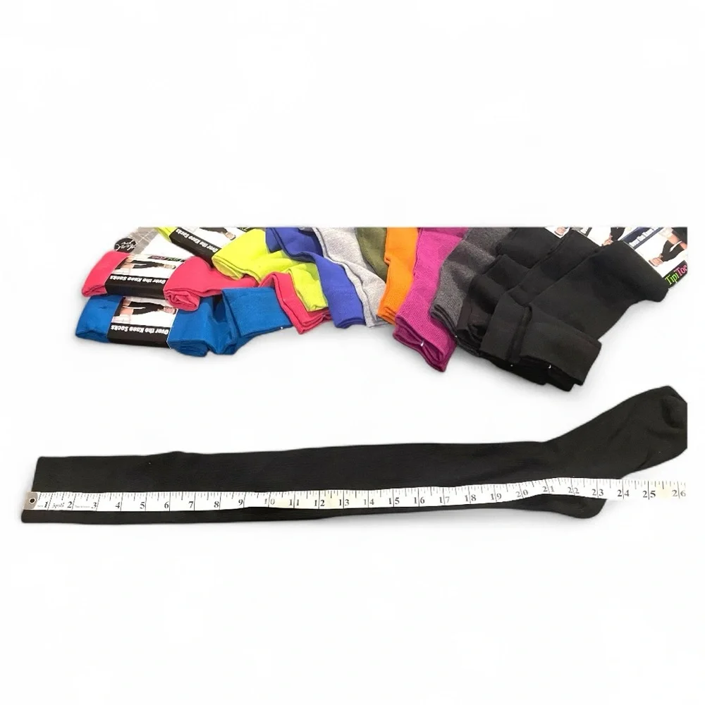 💕Women’s Over the Knee Socks 6 PAIR - Picture 8 of 12
